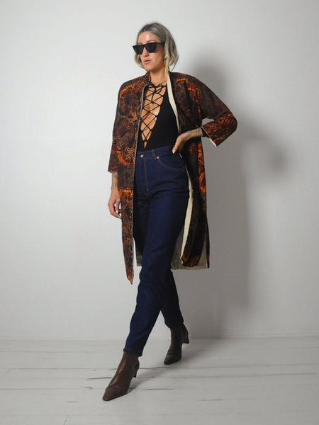 Reversible Batik Print Jacket