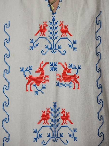 1970's Embroidered Folk Dress