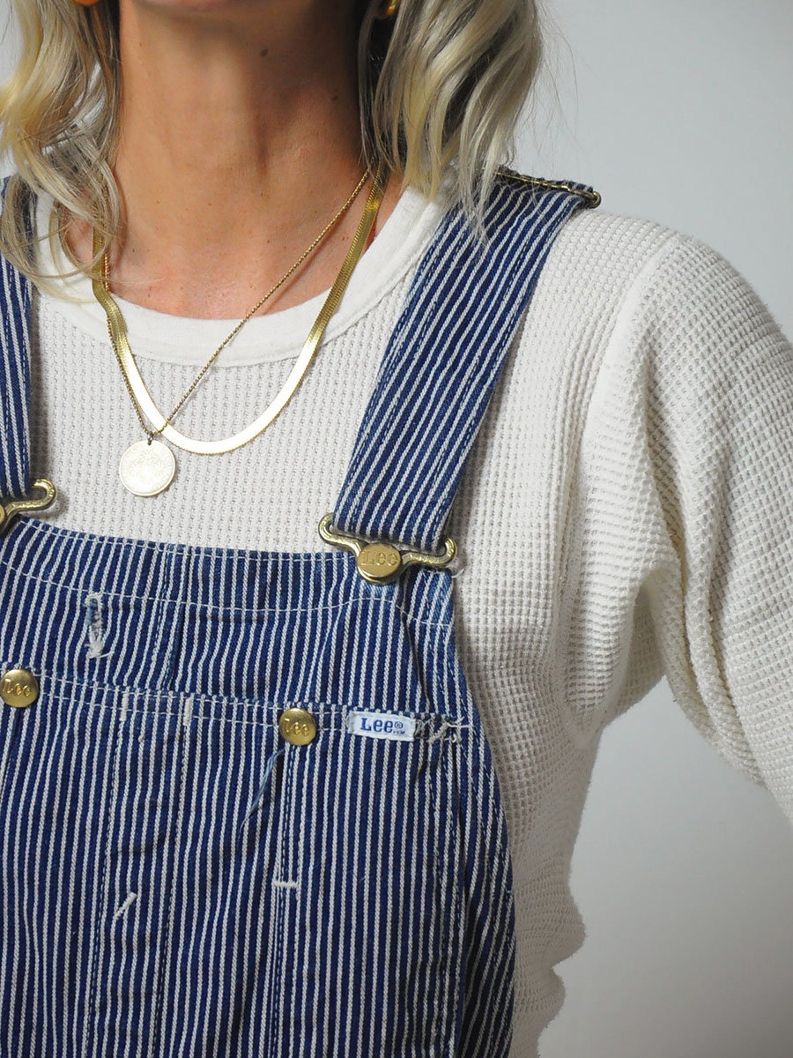 1960's Lee Hickory Stripe Overalls