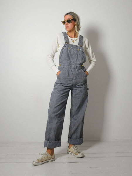 1960's Lee Hickory Stripe Overalls