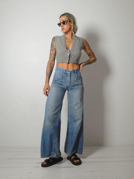 1950's Cashmere Cropped Sweater