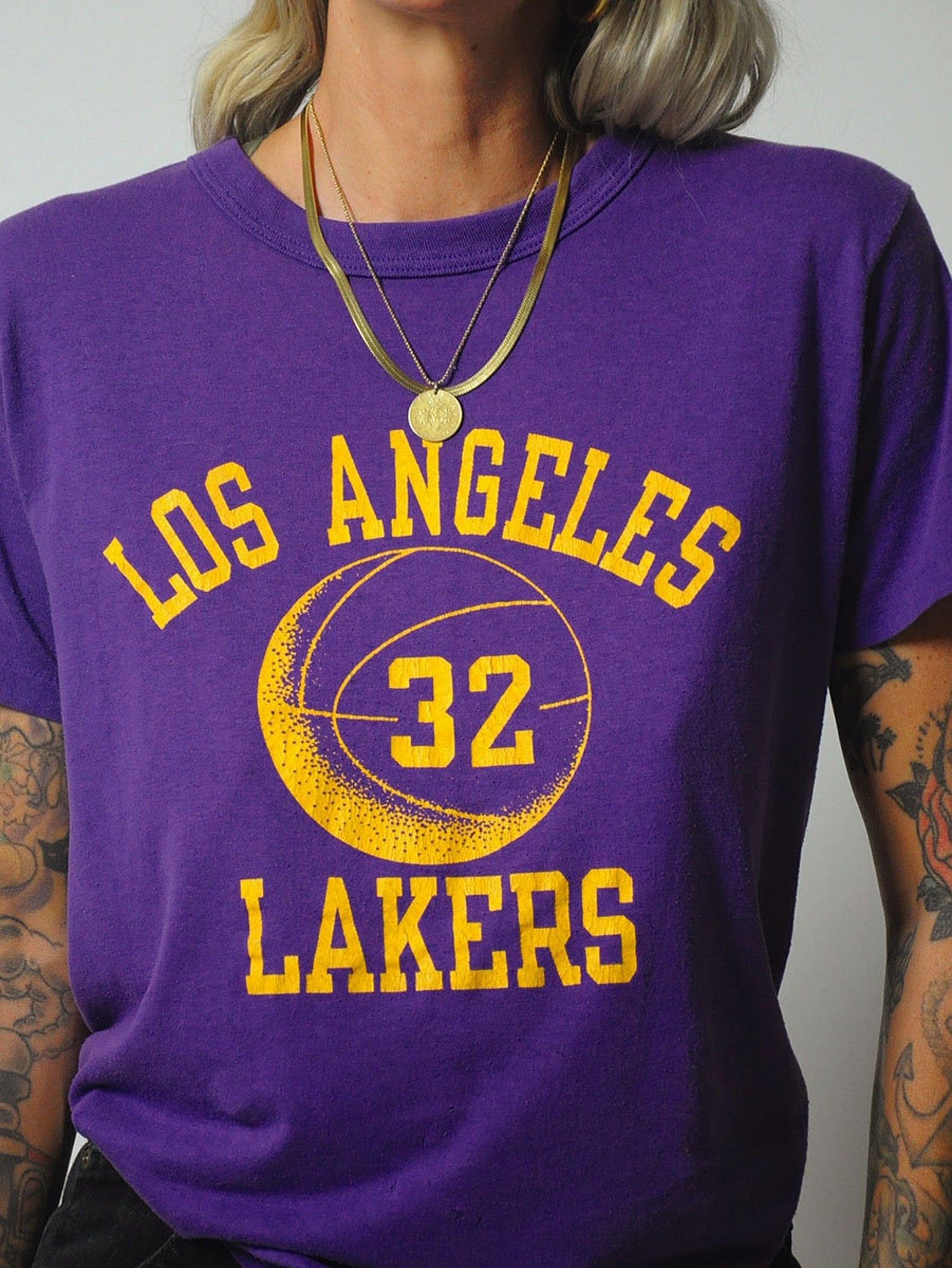 Magic Johnson Champion Lakers T-Shirt