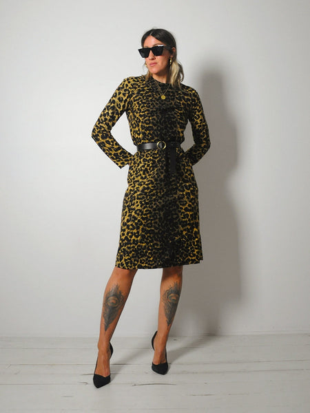 1960's Marchesa Di Grésy Leopard Dress