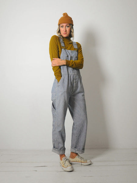 1970's Oshkosh Hickory Stripe Overalls