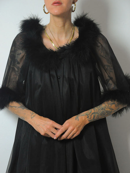 1960's Peignoir Slip Set
