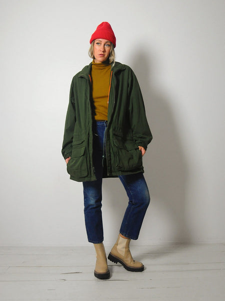 90's Era J.Crew Forest Parka