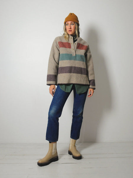 1980's Woolrich Striped Blanket Jacket