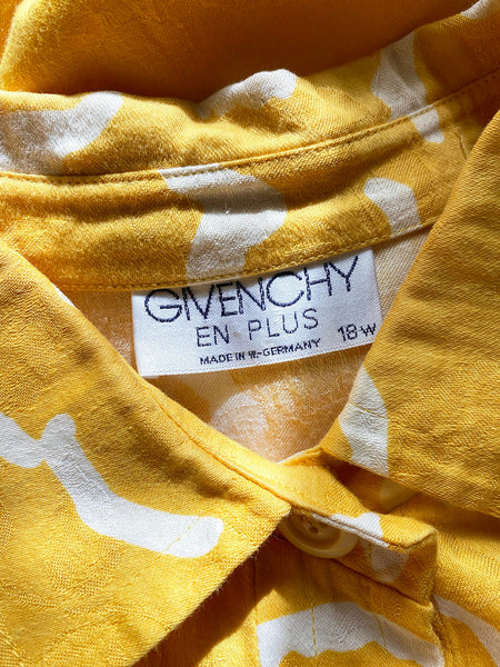 1980's Givenchy Tent Shirt Dress