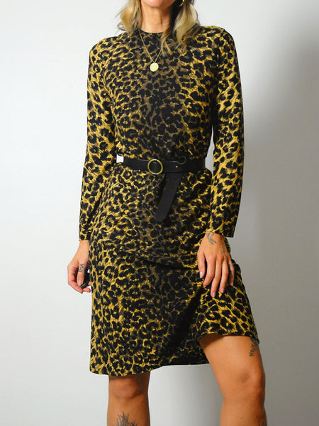 1960's Marchesa Di Grésy Leopard Dress