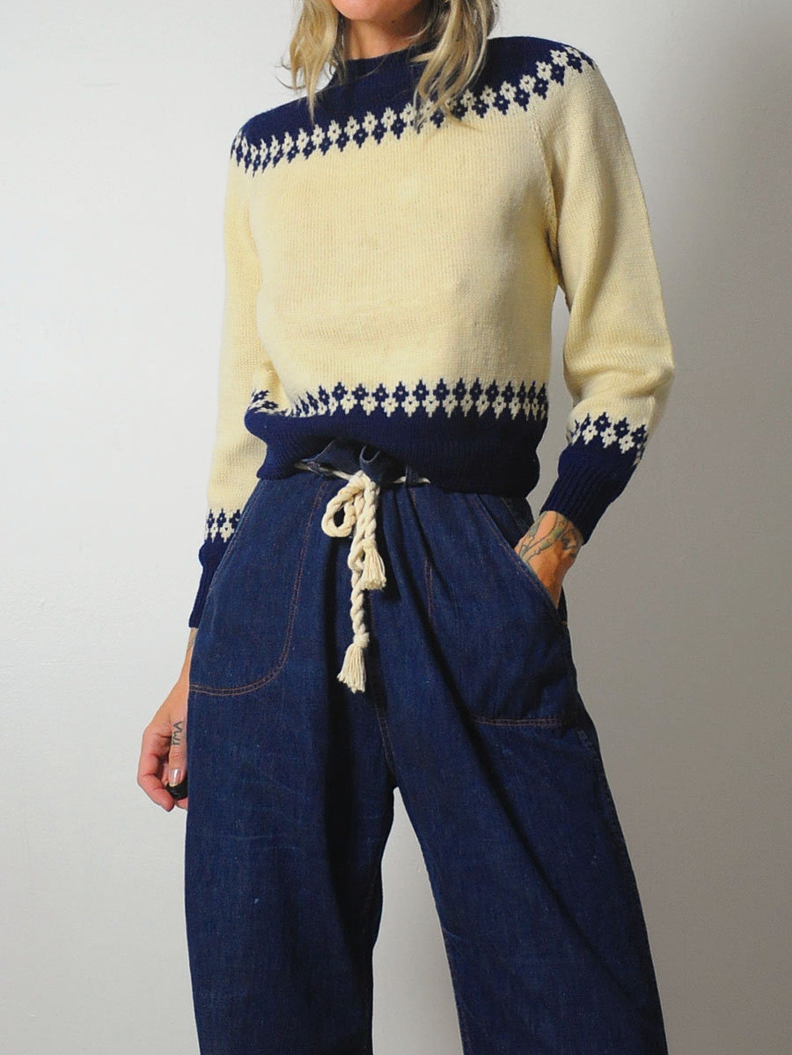 1950's Wool Fairisle Sweater