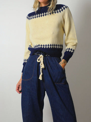 1950's Wool Fairisle Sweater