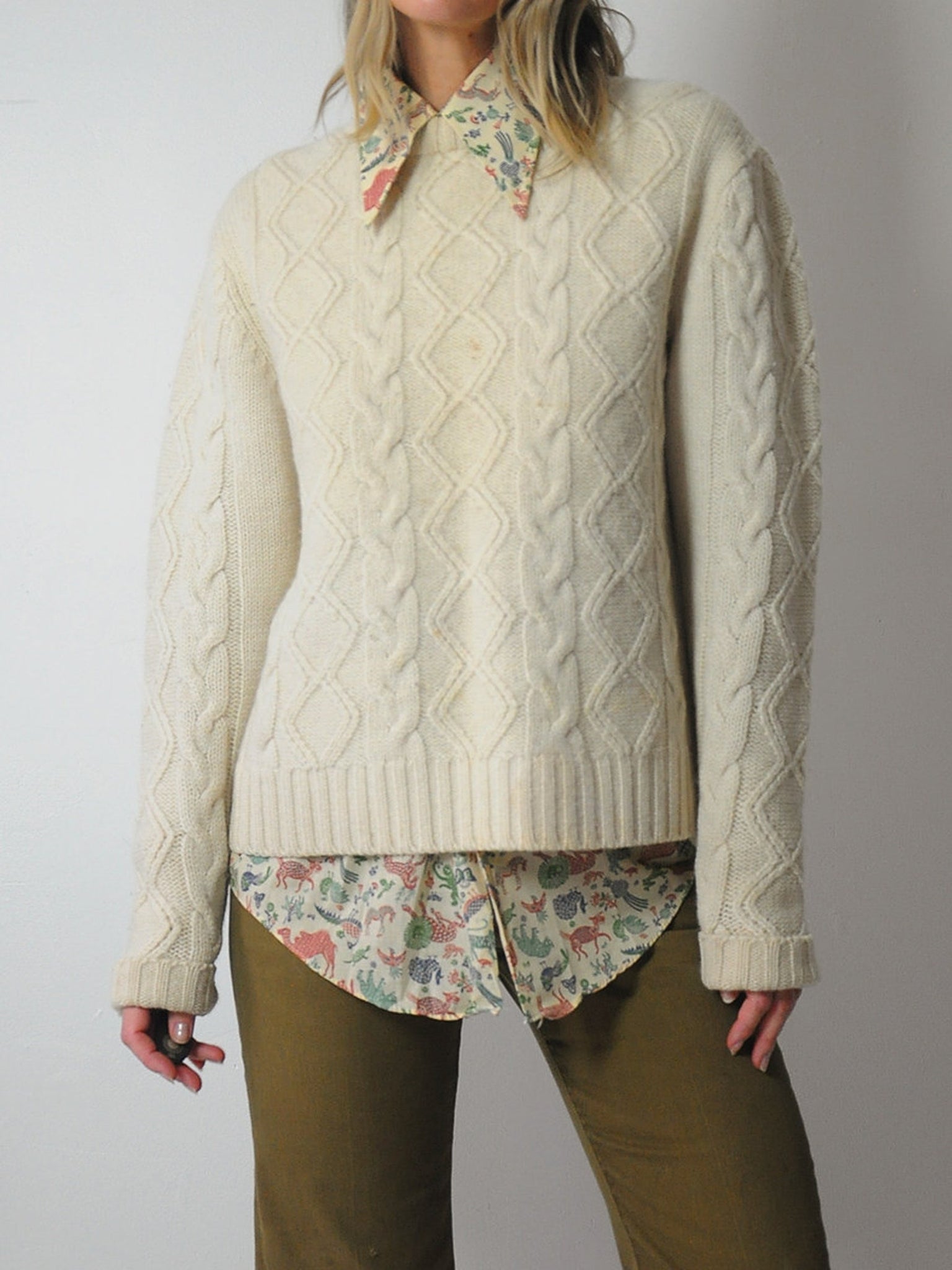 Woolrich Fisherman's knit Sweater