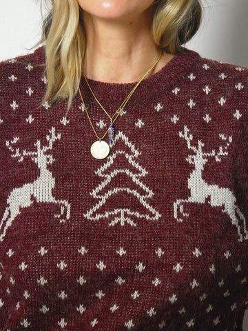 Reindeer Winter Ski Sweater