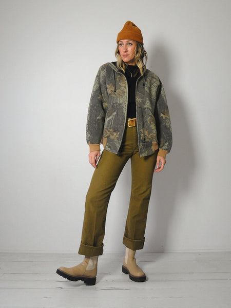 Woodland Camo Hoodie Sweatshirt