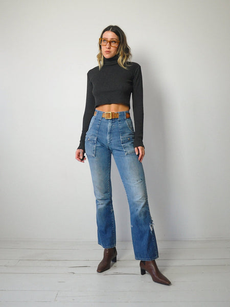 1970's Faded Flared Jeans 29x31