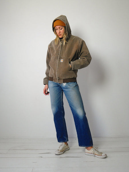 Brown Carhartt Canvas Coat