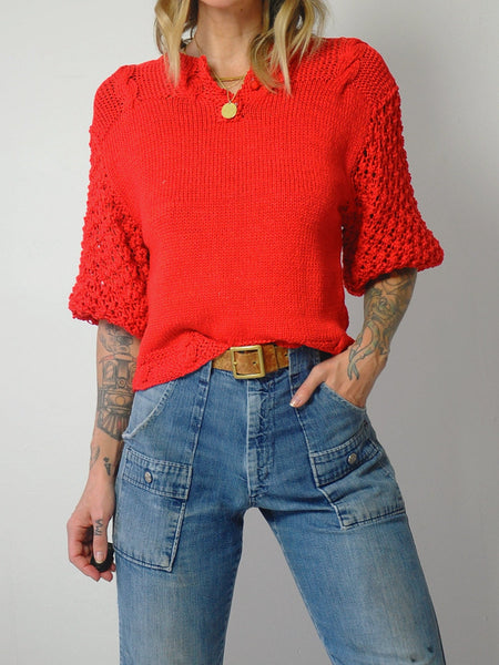 1980's Italian Bubble Knit Sweater