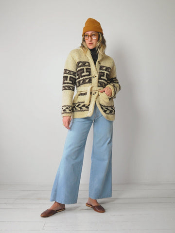 1960's Hand Knit "Marilyn" Cardigan