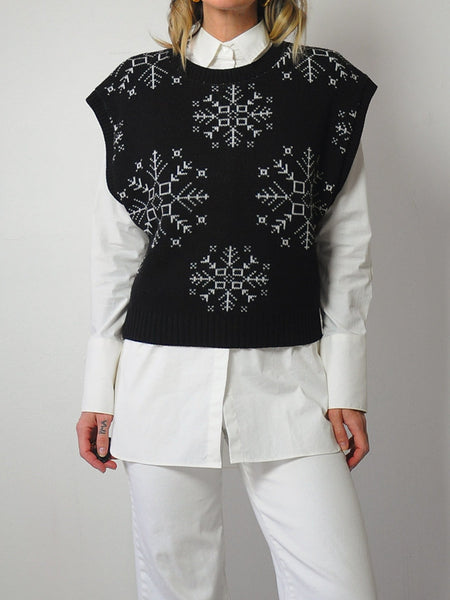 Snowflake Sweater Vest