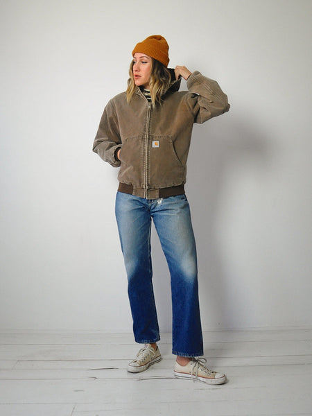 Brown Carhartt Canvas Coat