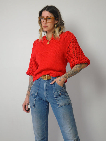 1980's Italian Bubble Knit Sweater