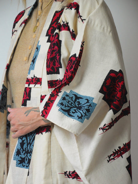 1950's Cotton Kimono Robe