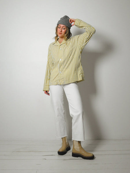 1980's Christian Dior Pajama Shirt