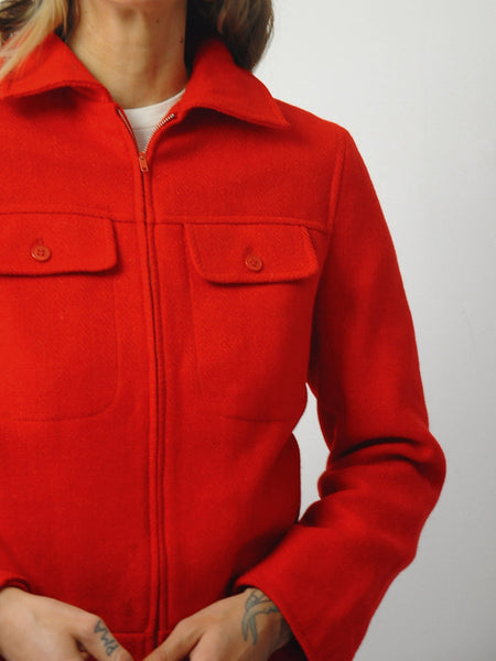 1950's Red Wool Ricky Jacket