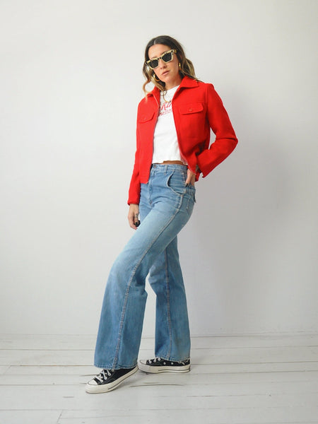 1950's Red Wool Ricky Jacket