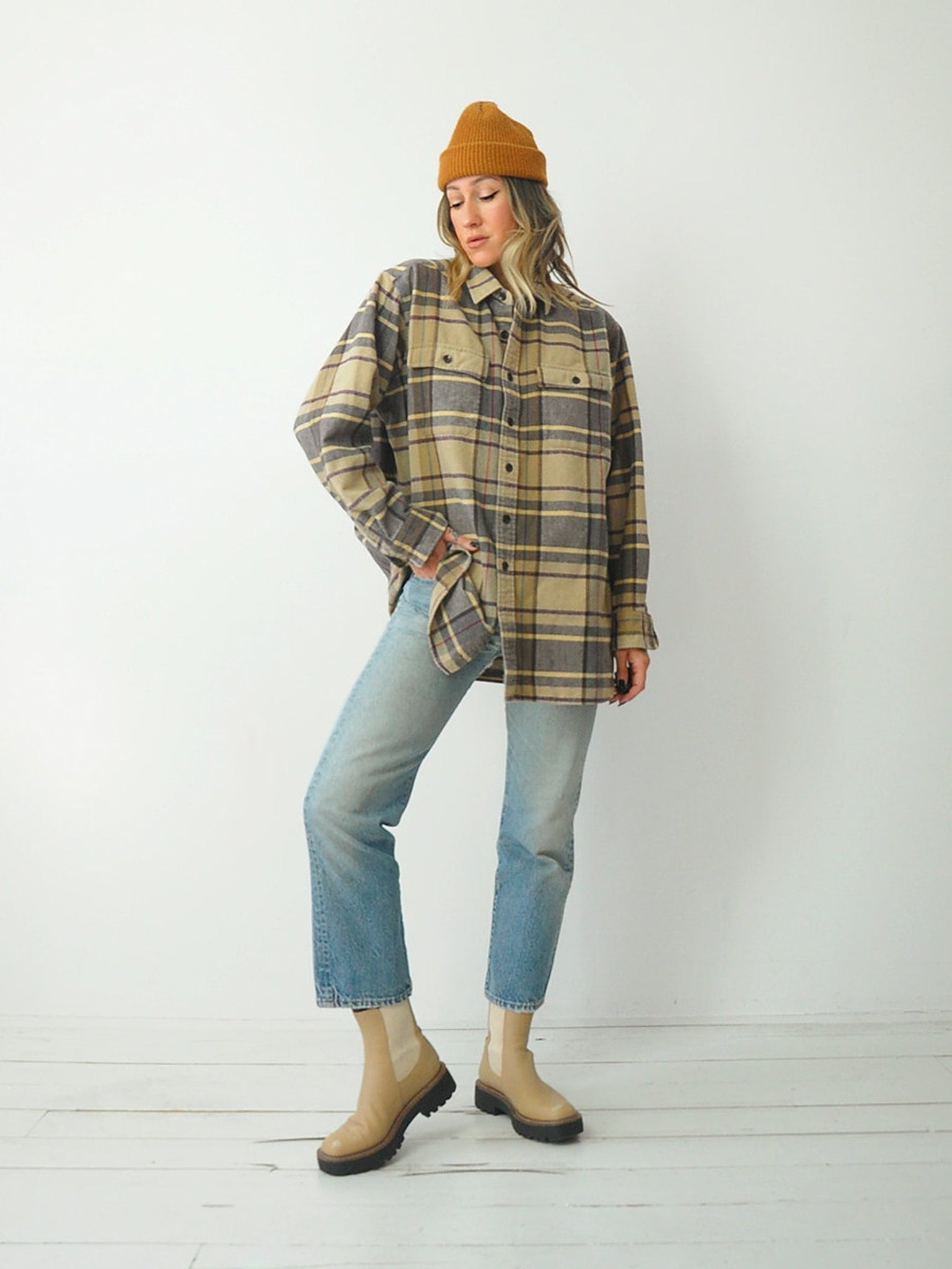 1980's L.L.Bean Chamois Cloth Flannel