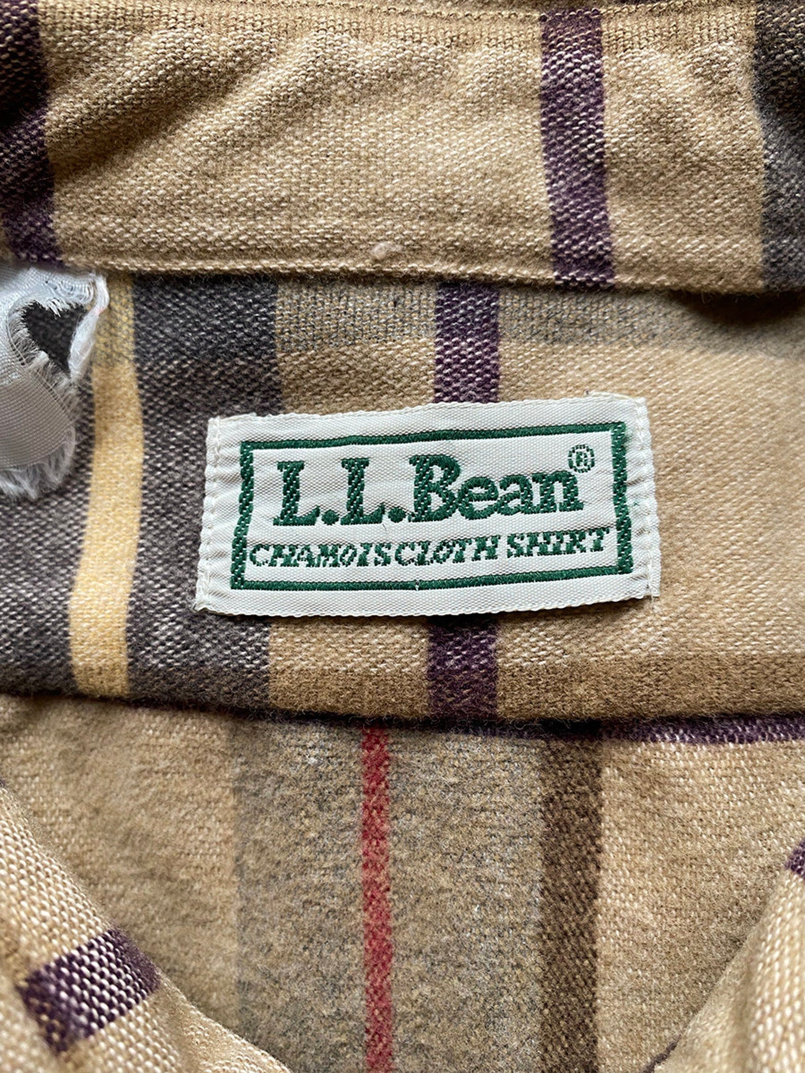 1980's L.L.Bean Chamois Cloth Flannel