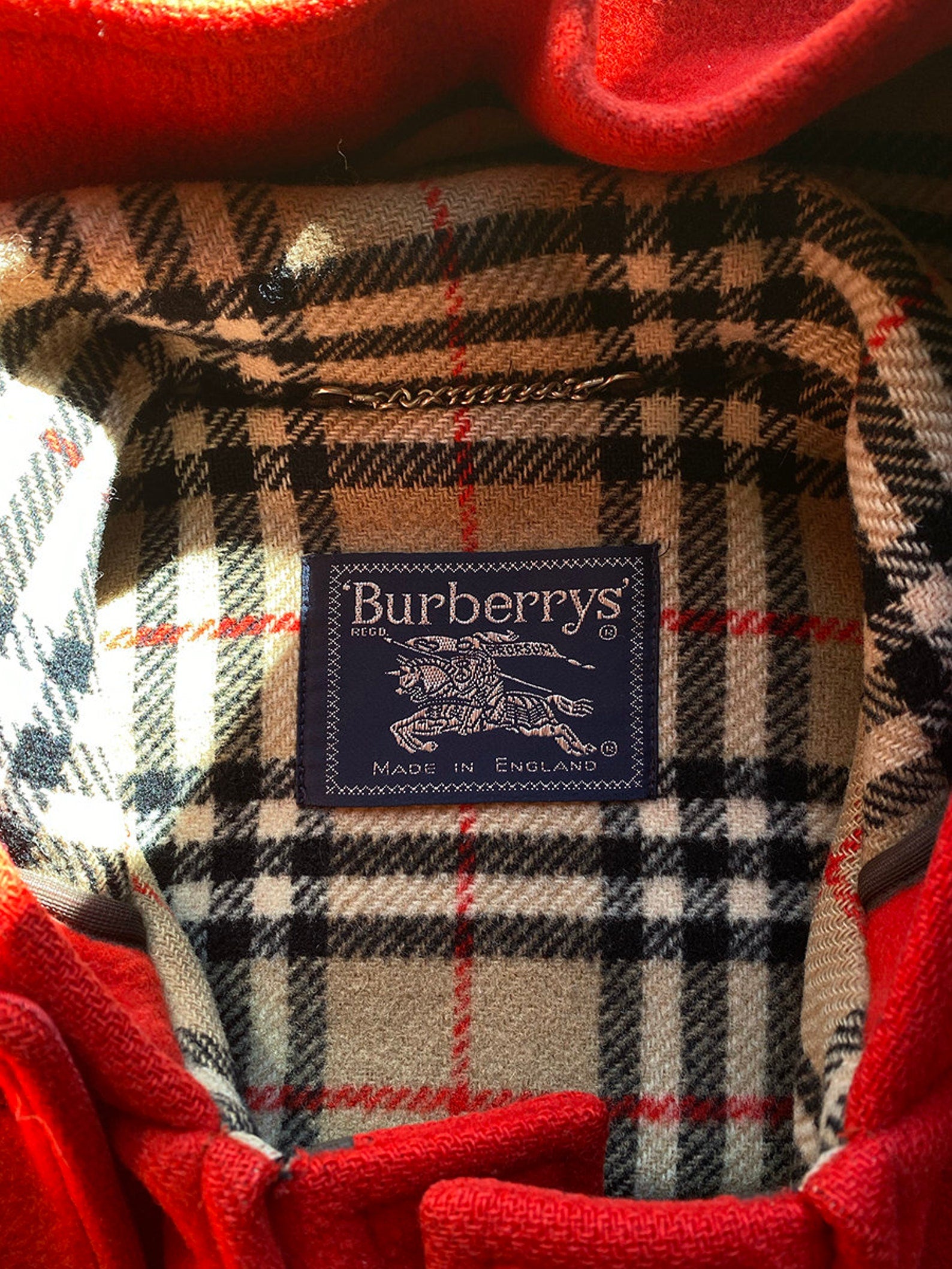 1980's Burberry Wool Duffle Coat