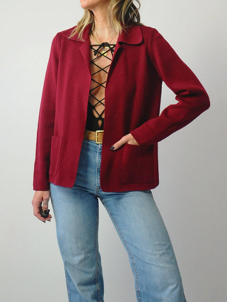 Italian Merino Wool Cardigan