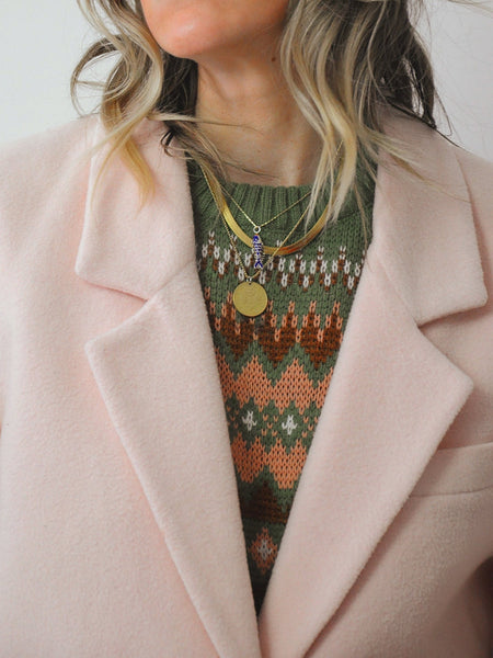 1990's Wool & Cashmere Pink Blazer