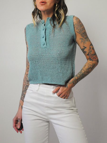 1960s Seastorm Fishnet Tank