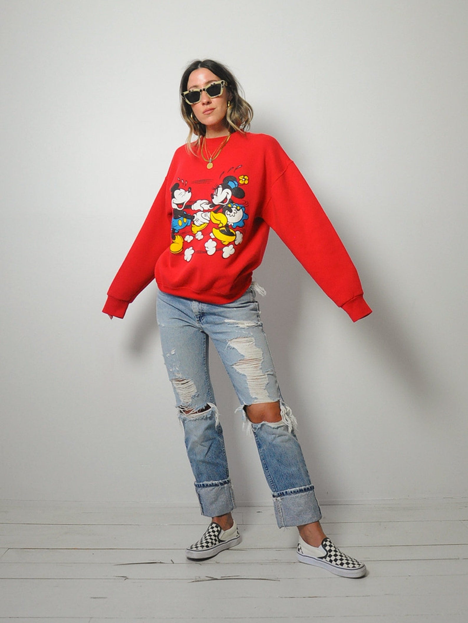 Dancing Mickey & Minnie Crewneck