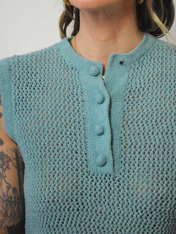 1960s Seastorm Fishnet Tank