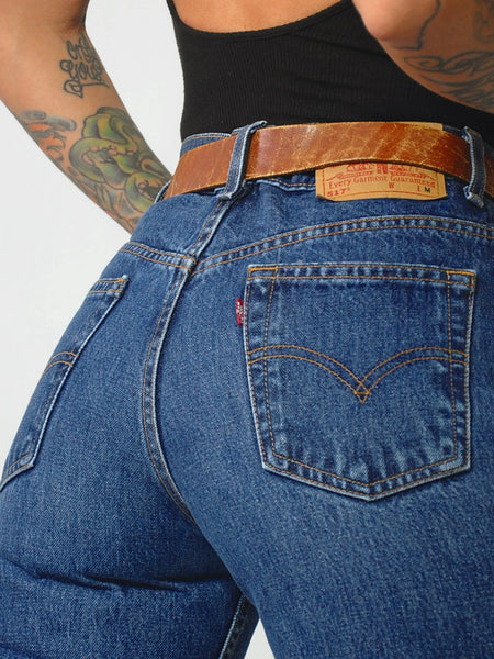 Dark Wash Levis 517 Jeans 30x31