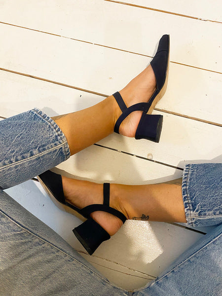 1980's YSL Block Heels 7.5-8