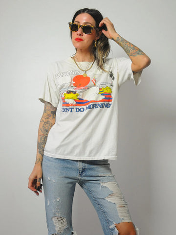 I Don't Do Mornings Tee