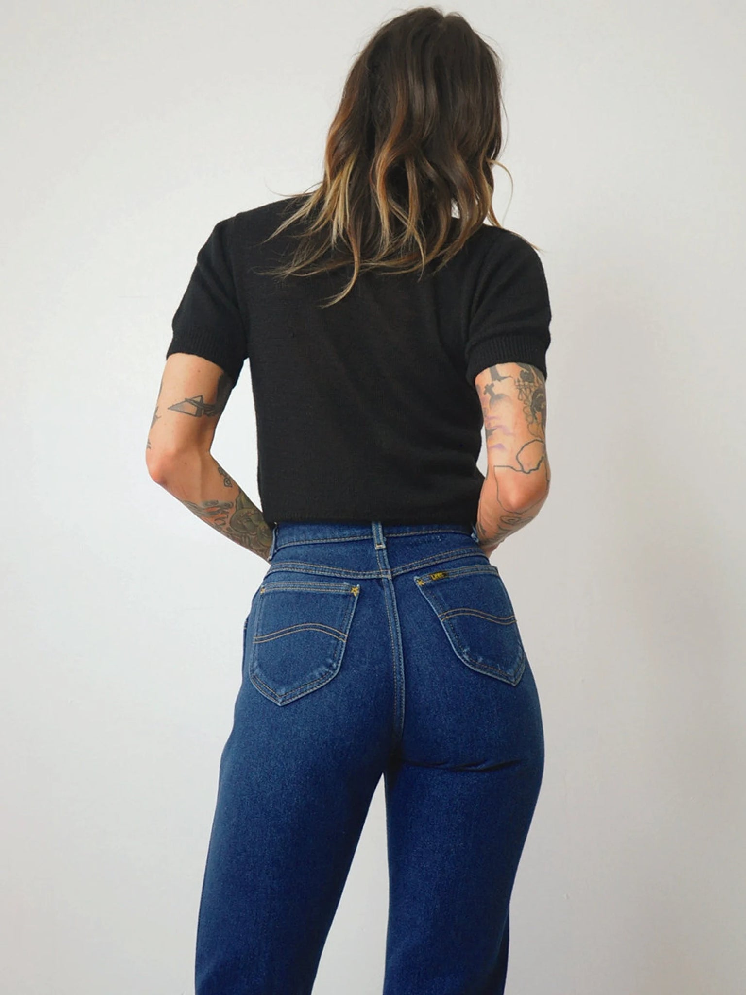 Stretchy Indigo Lee Jeans 26x30.5