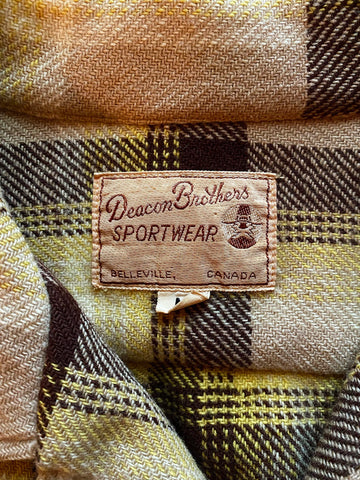 1950's Deacon Bros. Loop Collar Flannel
