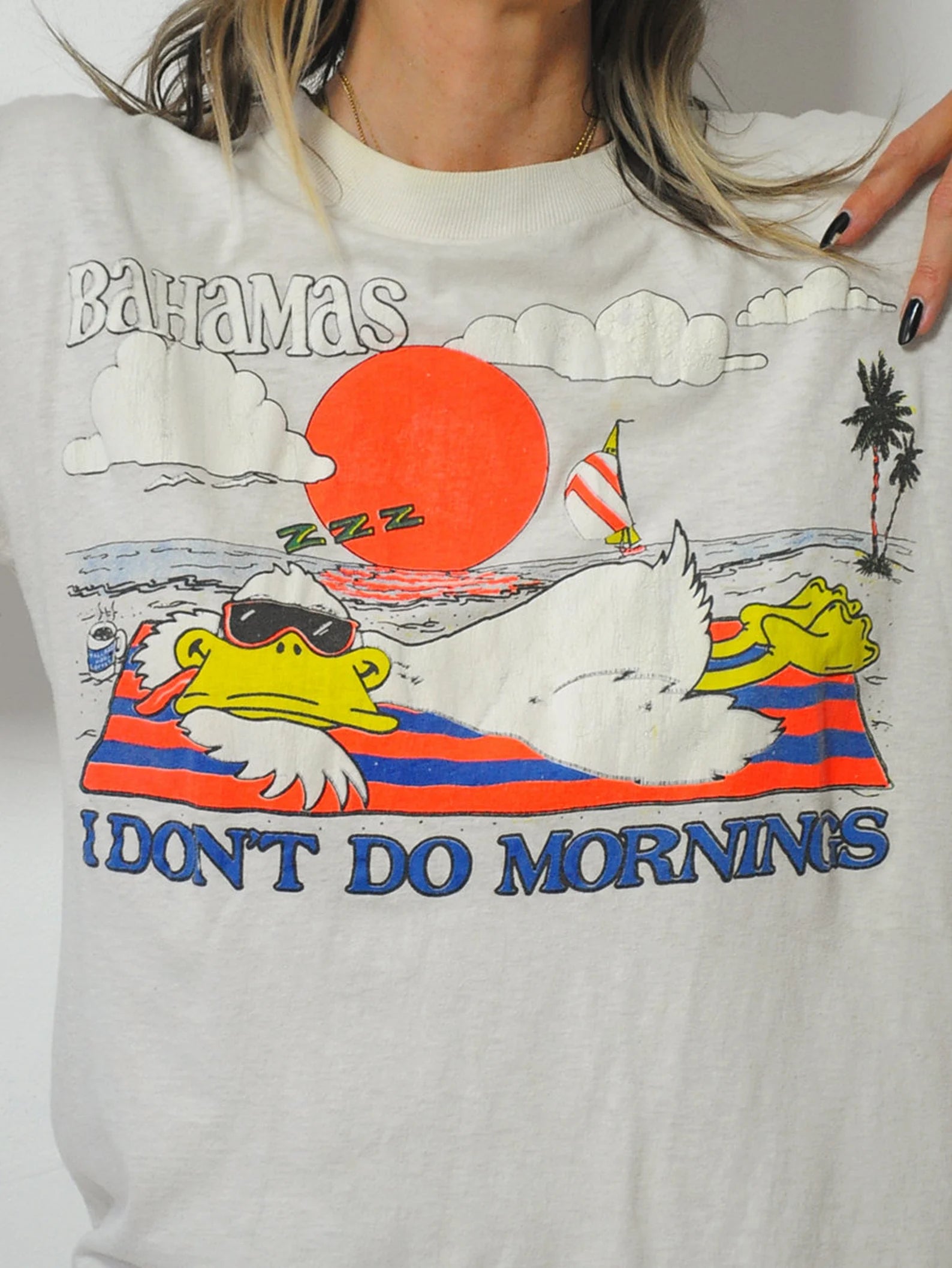 I Don't Do Mornings Tee