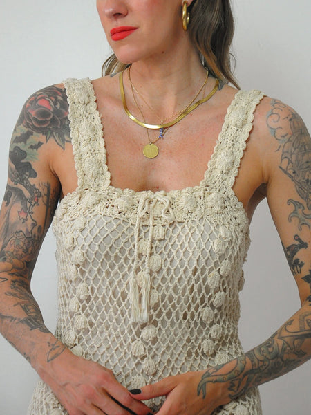 1970's Alyssa Crochet Dress