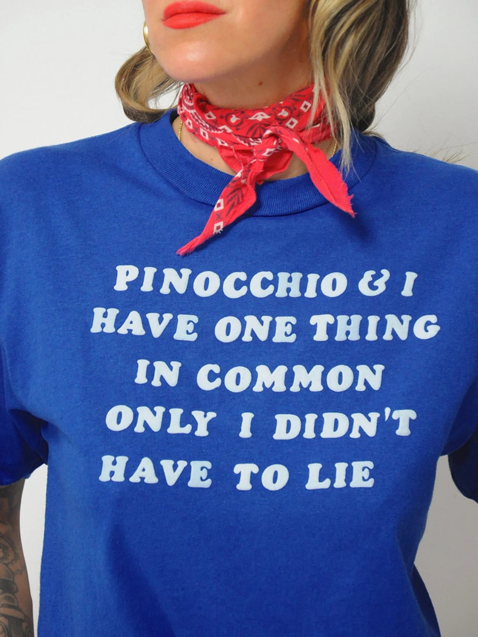 1970's Funny Pinocchio Tee
