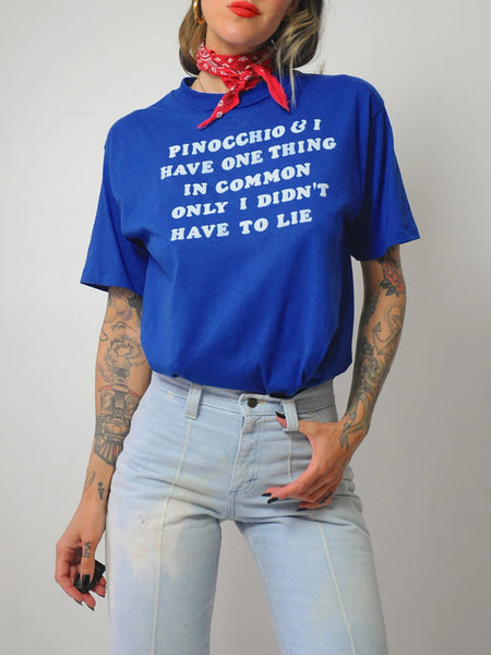 1970's Funny Pinocchio Tee