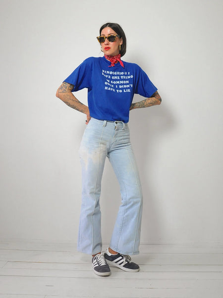 1970's Funny Pinocchio Tee