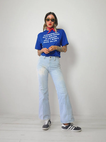 1970's Funny Pinocchio Tee
