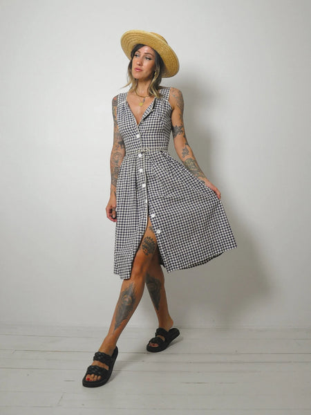 1950's Ciao Gingham Sundress