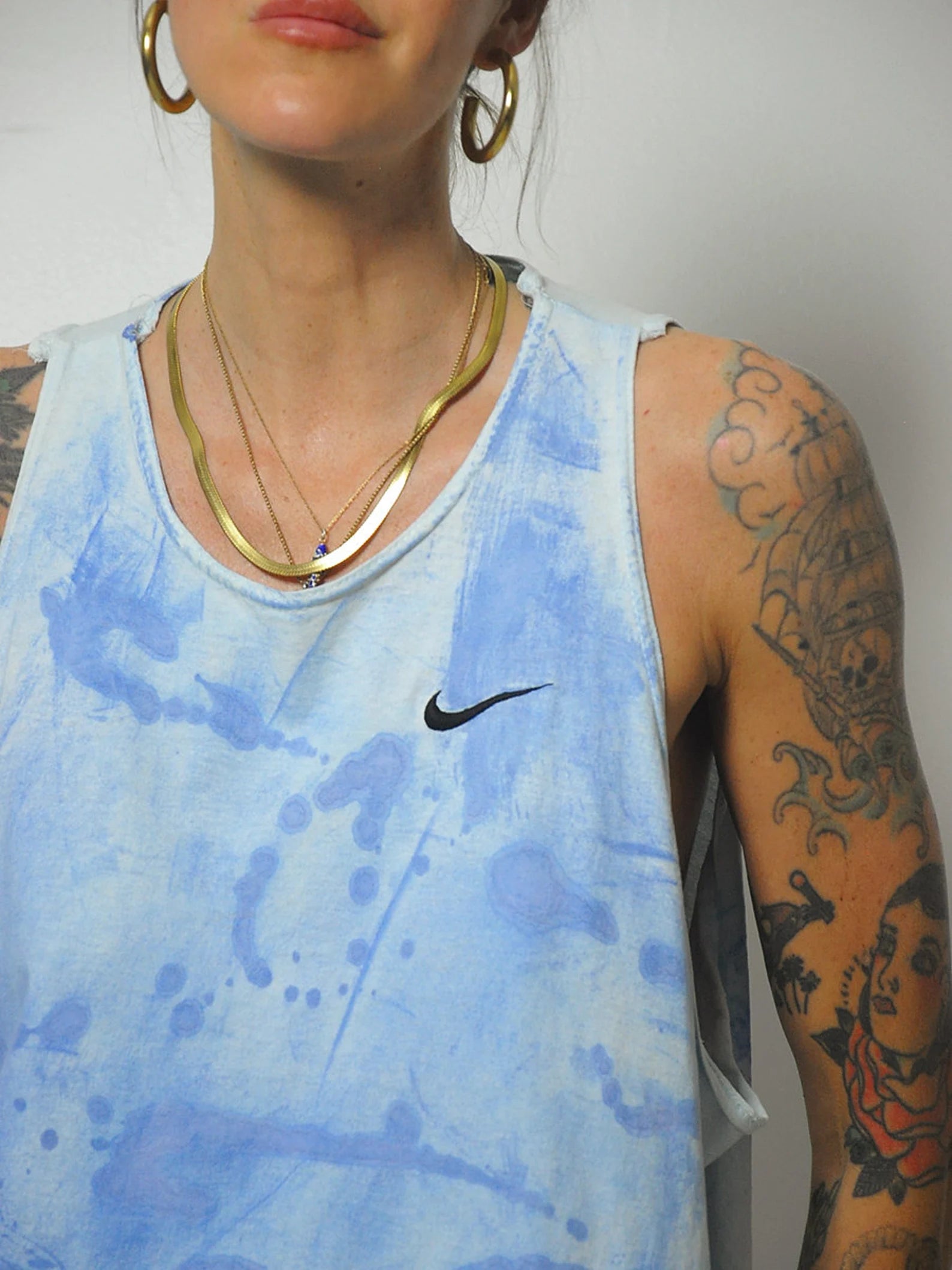 90's Nike Splatter Print Tank